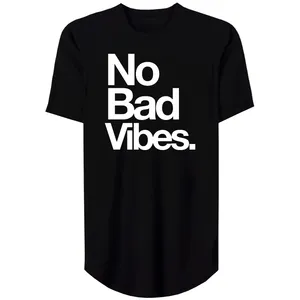 تی شرت لانگ آستین کوتاه زنانه مدل No Bad Vibes کد MH55