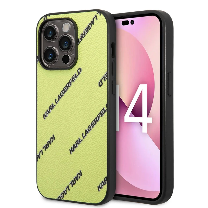 کاور کارل لاگرفلد مدل pattern مناسب برای گوشی موبایل اپل IPHONE 14 PROMAX