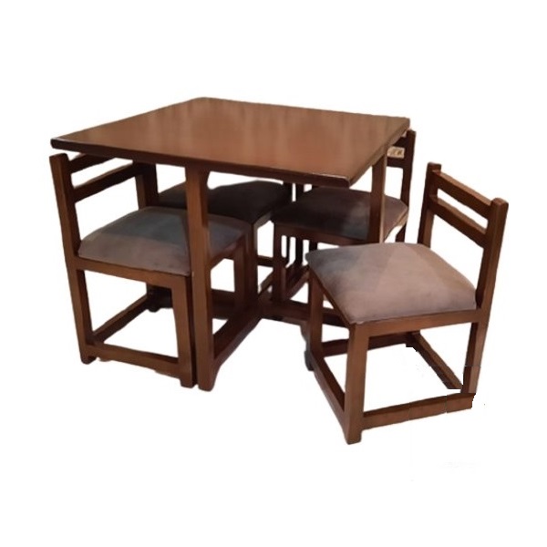 میز و صندلی ناهارخوری 4 نفره گالری چوب آشنایی مدل Ti-783