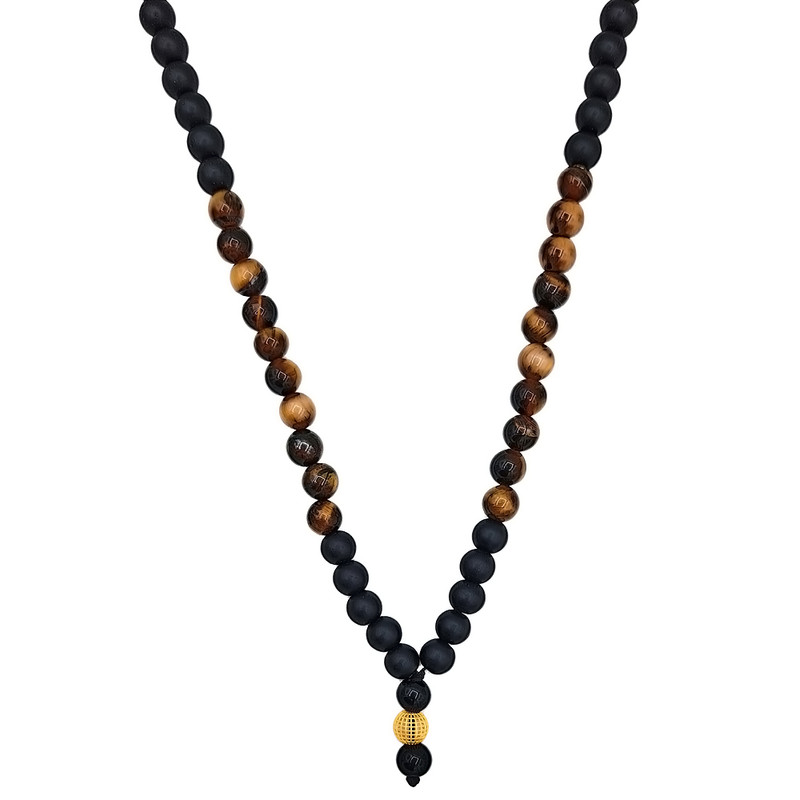 گردنبند طلا 18 عیار مردانه رزالیا مدل golden Tiger کد RGMND-7