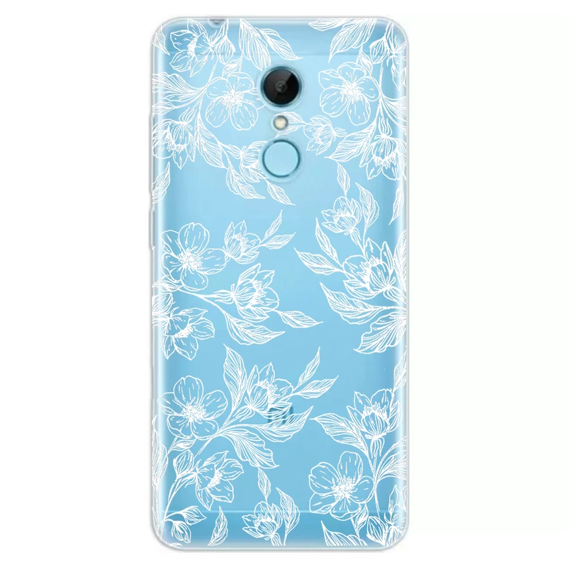 کاور مگافون طرح گل مدل C50-W مناسب برای گوشی موبایل شیائومی Redmi 5