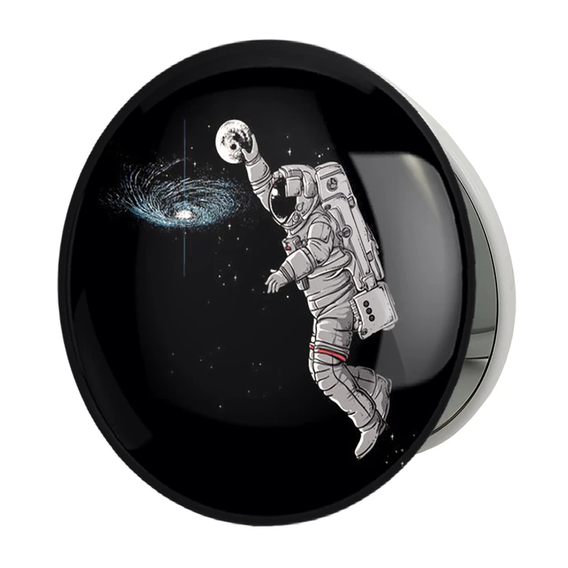 آینه جیبی خندالو طرح فضانورد مدل تاشو کد 1935 