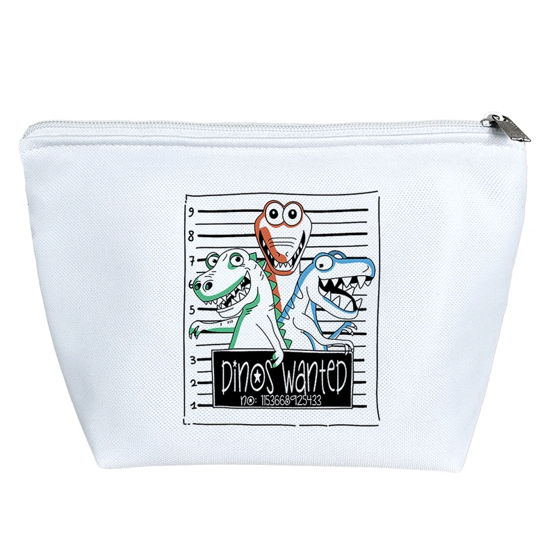 کیف لوازم آرایش دخترانه خندالو مدل دایناسور کیوت و بامزه کد H414