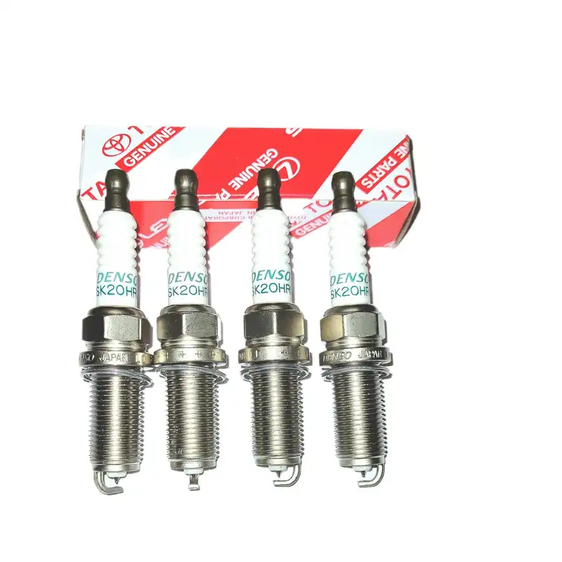 شمع خودرو دنسو مدل سوزنی ایریدیوم پایه بلند SK20HR11 ژاپن بسته 4 عددی