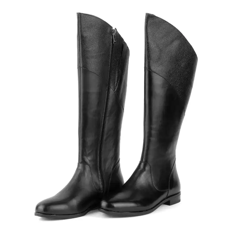 بوت زنانه پاتن چرم آفتاب مدل A40