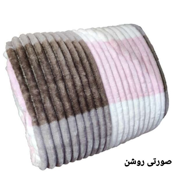 پتو مسافرتی طرح پلیسه کد W200  سایز 150×200 سانتی متر