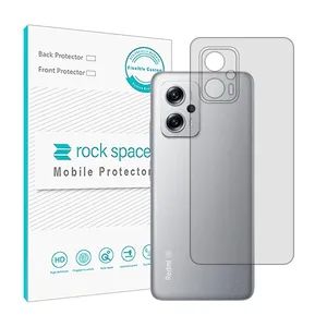 Transparent Rockspace HyGEL model phone back protector suitable for Xiaomi Redmi K50i mobile phone