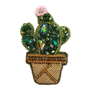 سنجاق سینه زنانه مدل کاکتوس