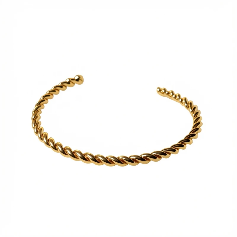 دستبند النگویی زنانه مدل طنابی