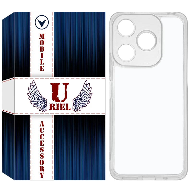 کاور یوریل قاب مدل Clear مناسب برای گوشی موبایل شیائومی Redmi 13 / 13x / Poco M6 4G