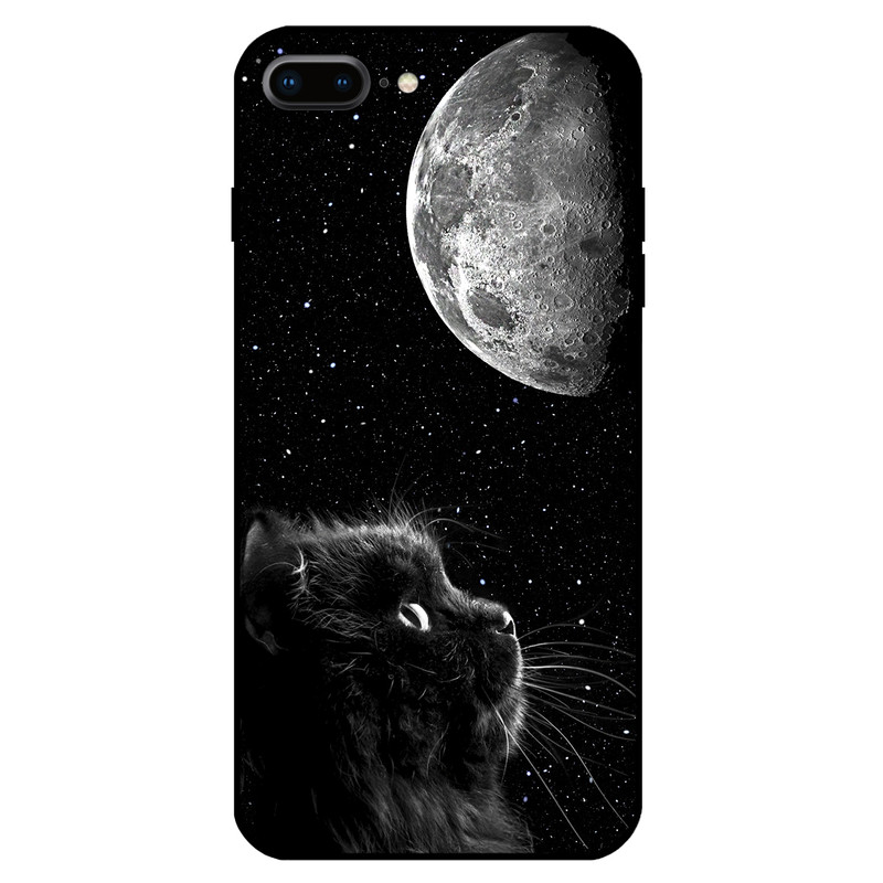 کاور مگافون طرح گربه مدل 1882 مناسب برای گوشی موبایل اپل Iphone 7 Plus       