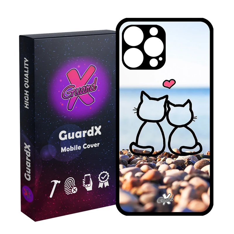 کاور گارد ایکس طرح Love مدل Glass10016 مناسب برای گوشی موبایل اپل iPhone 14 Pro Max