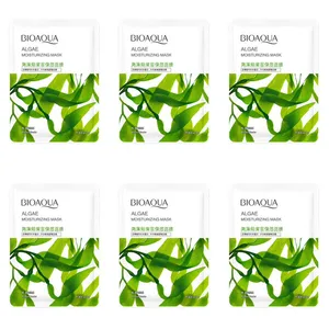 ماسک صورت بی آکوا مدل جلبک مناسب برای انواع پوست وزن 25 گرم بسته 6 عددی