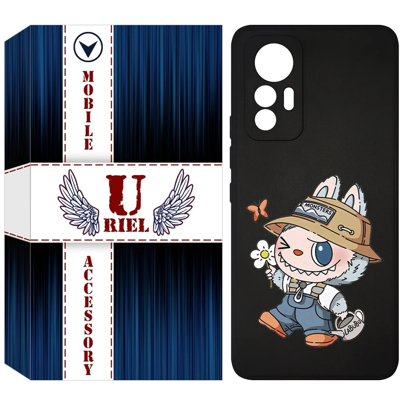 کاور یوریل مدل KSH کد 111 طرح عروسک لبوبو مناسب برای گوشی موبایل شیائومی 12 Lite