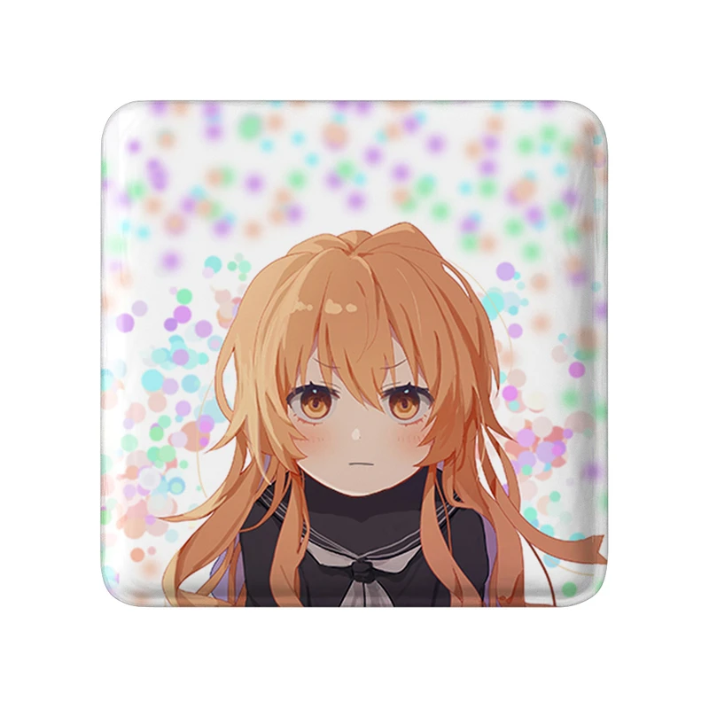 مگنت خندالو طرح تایگا انیمه تورادورا مدل مربعی کد 32493