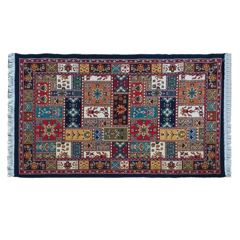 گلیم ماشینی طرح چهل تیکه