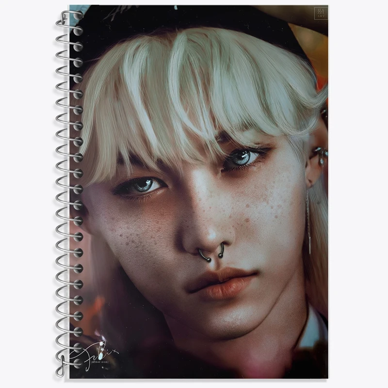 دفتر زبان 50 برگ خندالو مدل دو خط طرح فلیکس استری کیدز کد F1893