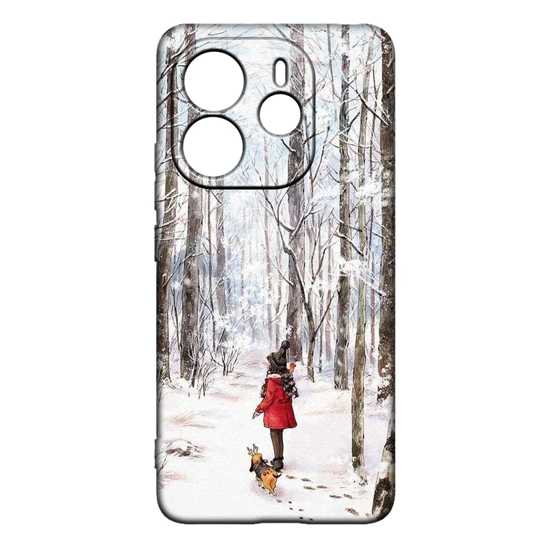 کاور طرح دخترانه کد 241 مناسب برای گوشی موبایل شیائومی Redmi Note 14 4G