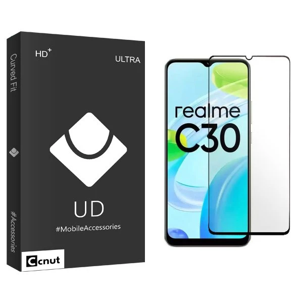 محافظ صفحه نمایش شیشه ای کوکونات مدل UDB مناسب برای گوشی موبایل ریلمی C30