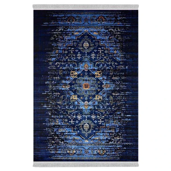 فرش پارچه‌ای دفه مدل فرشینه طرح مدرن کد 380