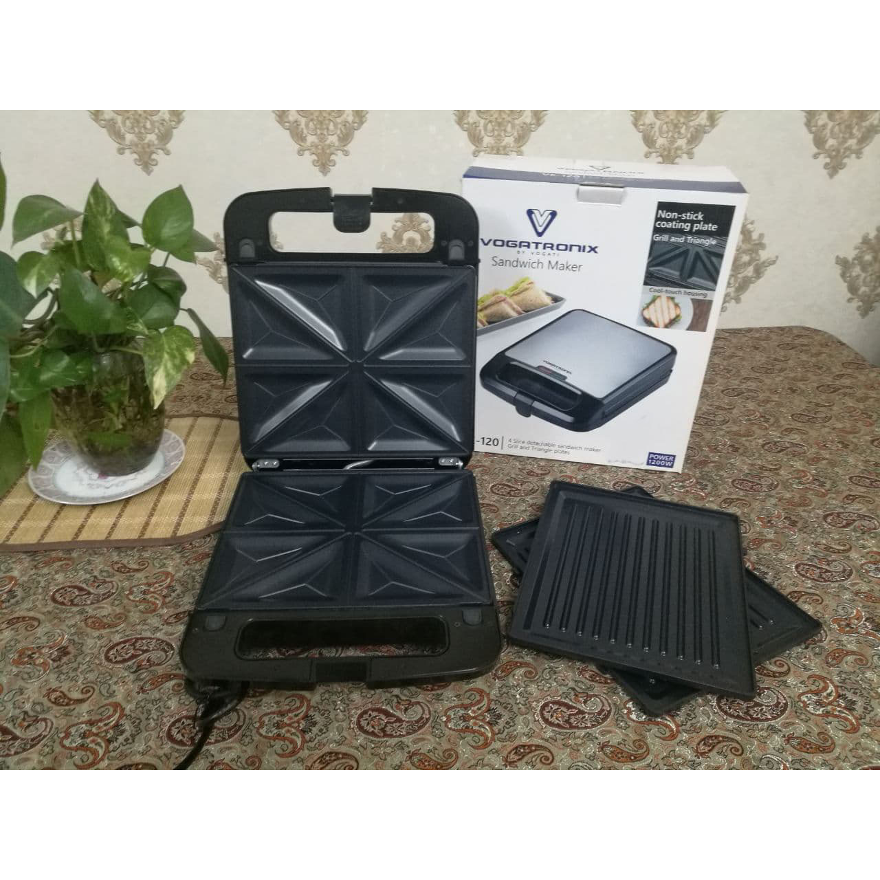ساندویچ ساز ووگاترونیکس مدل VE-120 ساندویچ ساز ووگاترونیکس مدل VE-120