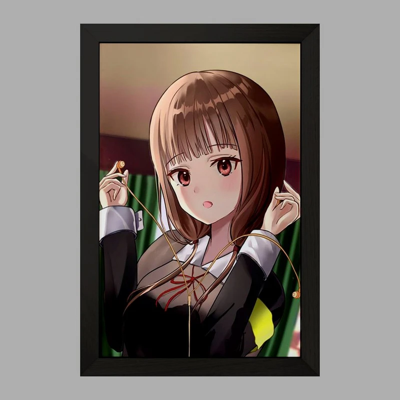 تابلو خندالو مدل ماکی شیجو انیمه کاگویا ساما  کد 16024