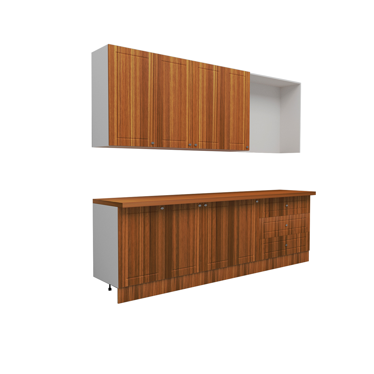 کابینت آشپزخانه اعیان مدل FH CL19 مجموعه 8 عددی