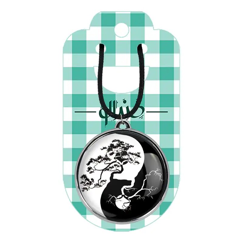 گردنبند خندالو مدل یین و یانگ کد 62236223