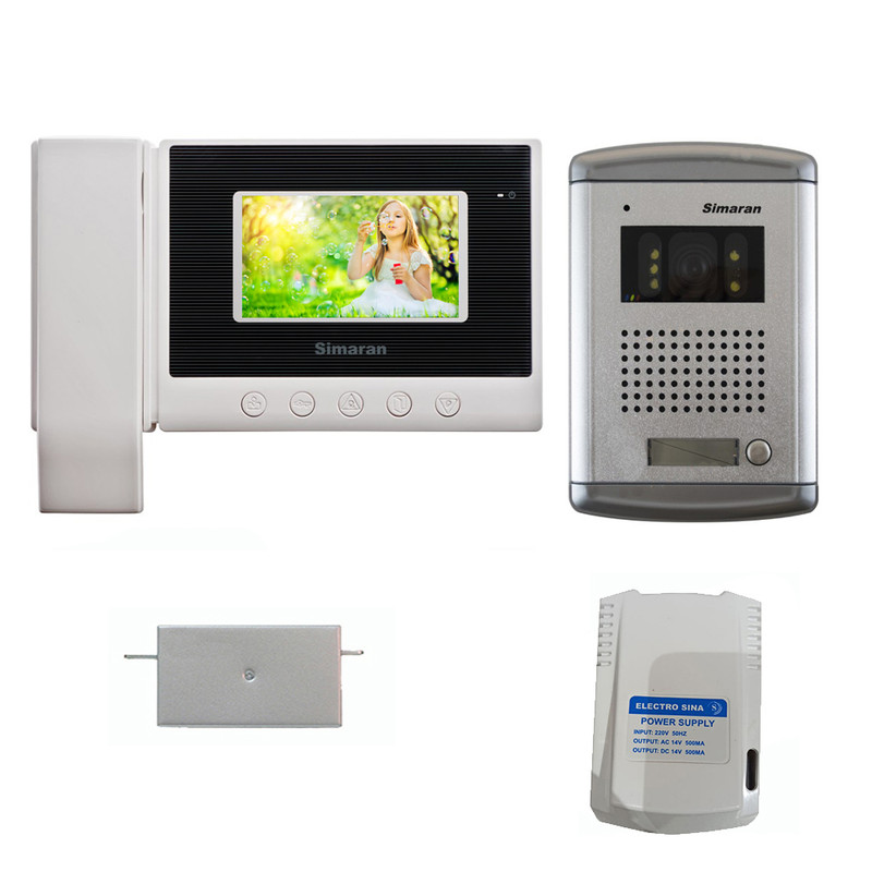 دربازکن تصویری سیماران مدل HS43V1 مجموعه 4 عددی دربازکن تصویری سیماران مدل HS43V1 مجموعه 4 عددی