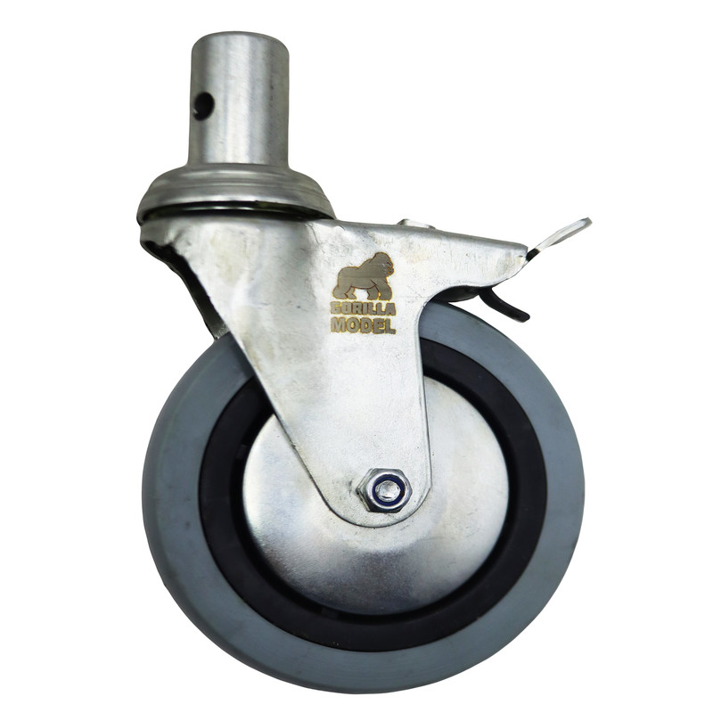 چرخ گردان مدل ترمز دار گوریلا کد YPT-GARDAN-PIMDAR-125MM