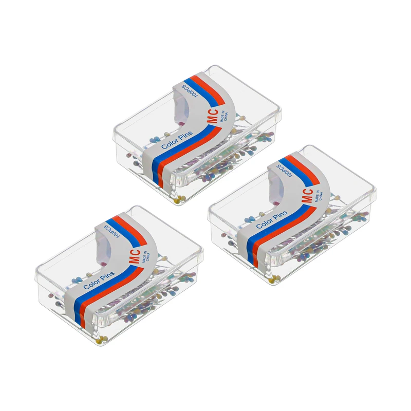 سوزن ته گرد مدل سر مینا سه بسته صد عددی