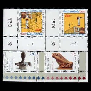 تمبر یادگاری مدل خارجی مجموعه 4 عددی 