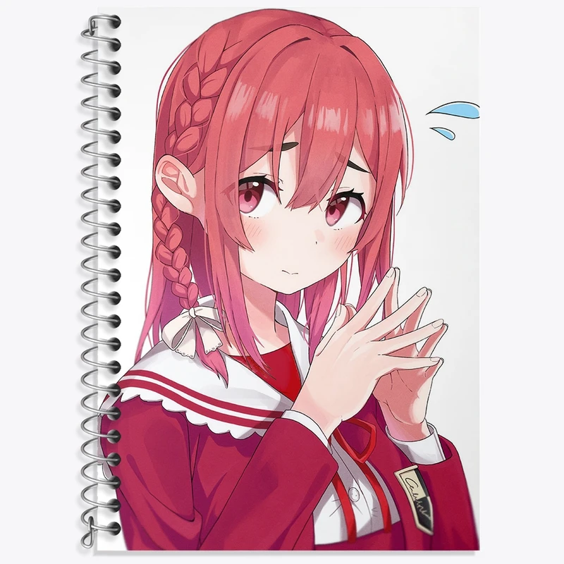 دفتر زبان 50 برگ خندالو مدل سه خط طرح سومی انیمه کانوجو اوکاری کد 34829