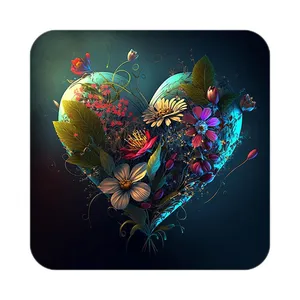 زیر لیوانی کاکتی مدل عاشقانه کد mp11263