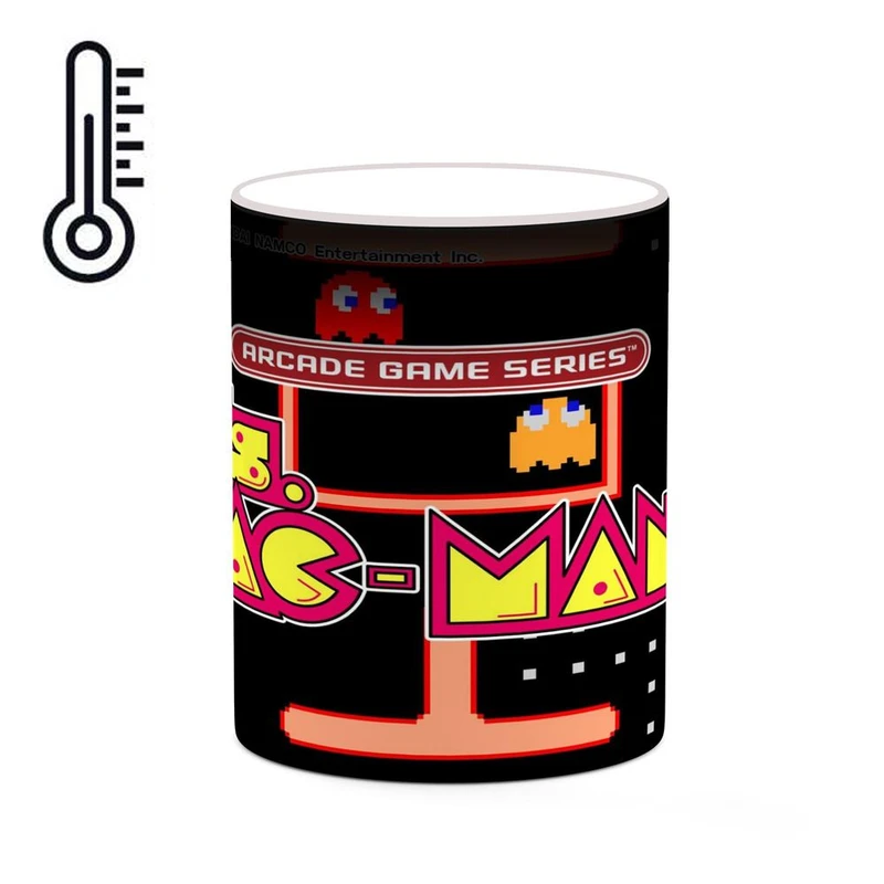 ماگ حرارتی کاکتی مدل بازی Ms. Pac-Man کد mgh29658