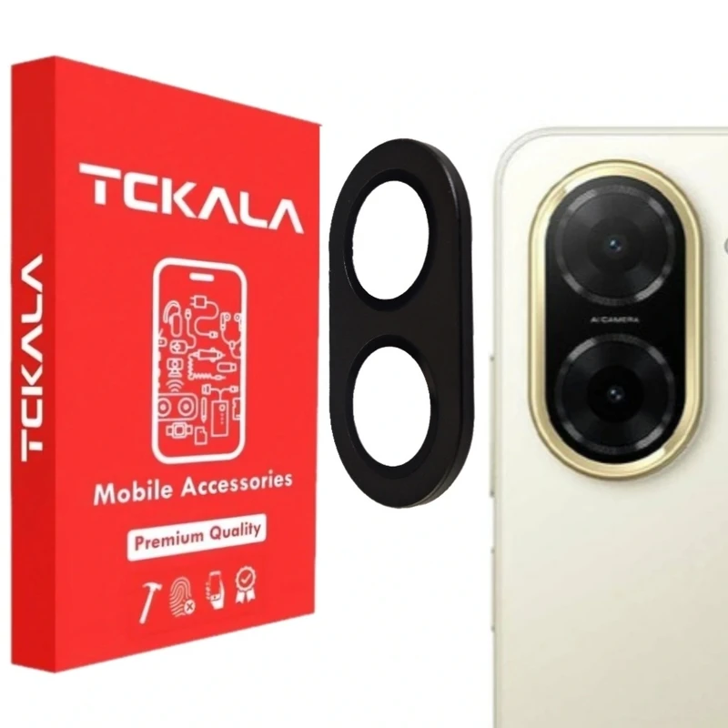 محافظ لنز دوربین تیسیکالا مدل شیشه فلزی مناسب برای گوشی موبایل شیائومی Redmi A5 / POCO C71
