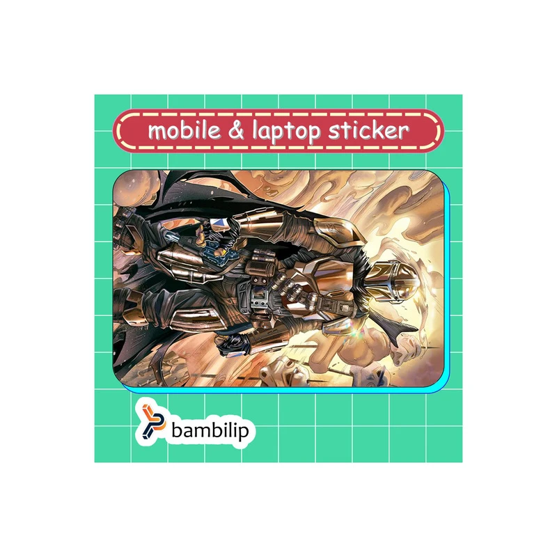 استیکر بامبیلیپ مدل کارت عابر طرح سریال ماندالورین کد 0029002