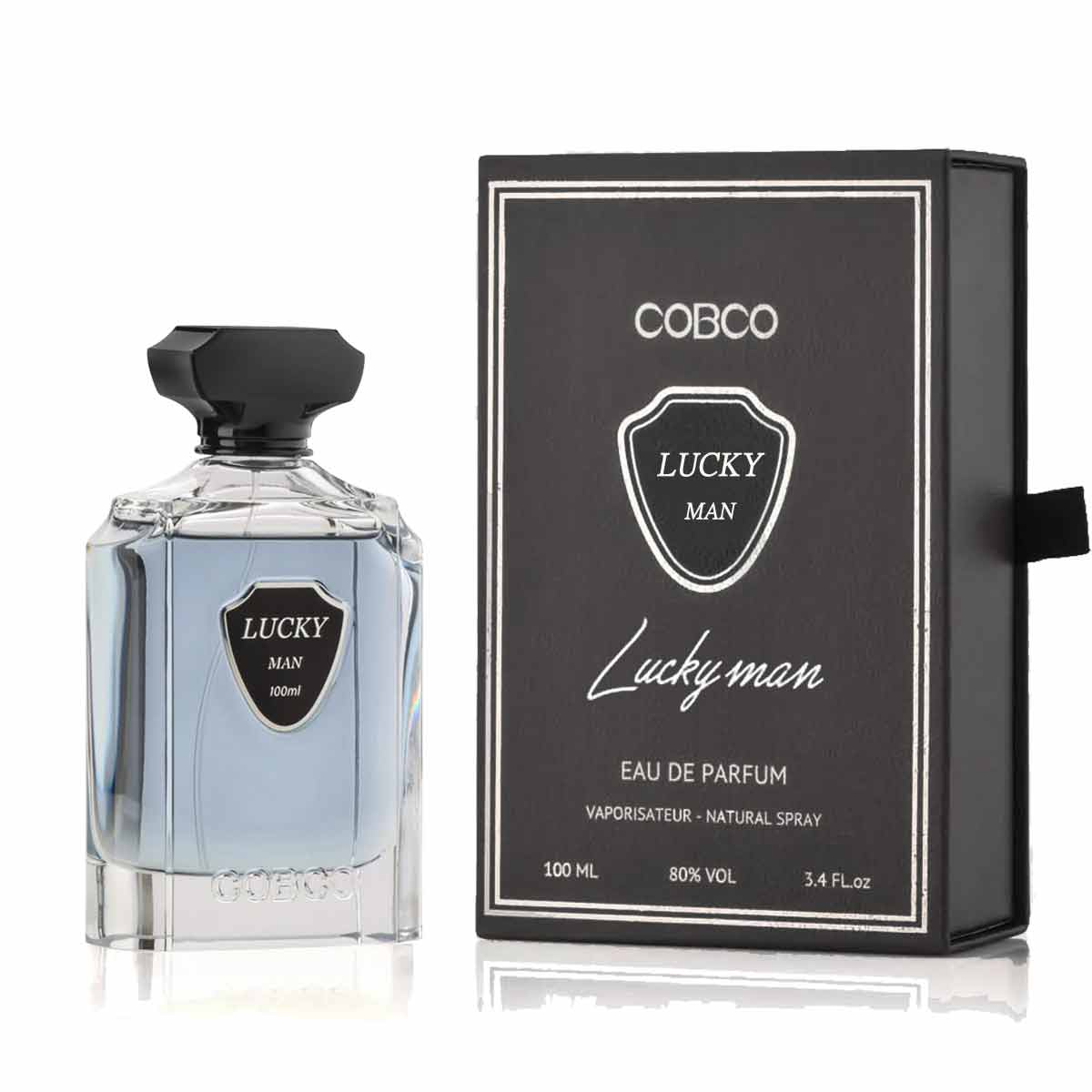 ادو پرفیوم مردانه کوبکو  مدل LUCKY MAN با رایحه خنک حجم 100 میلی لیتر