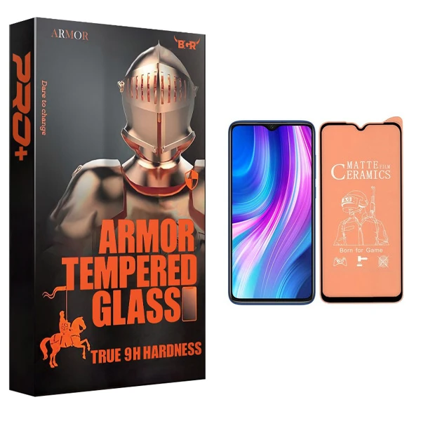 محافظ صفحه نمایش مات آرمور مدل BGR مناسب برای گوشی موبایل شیائومی Redmi Note 8 Pro
