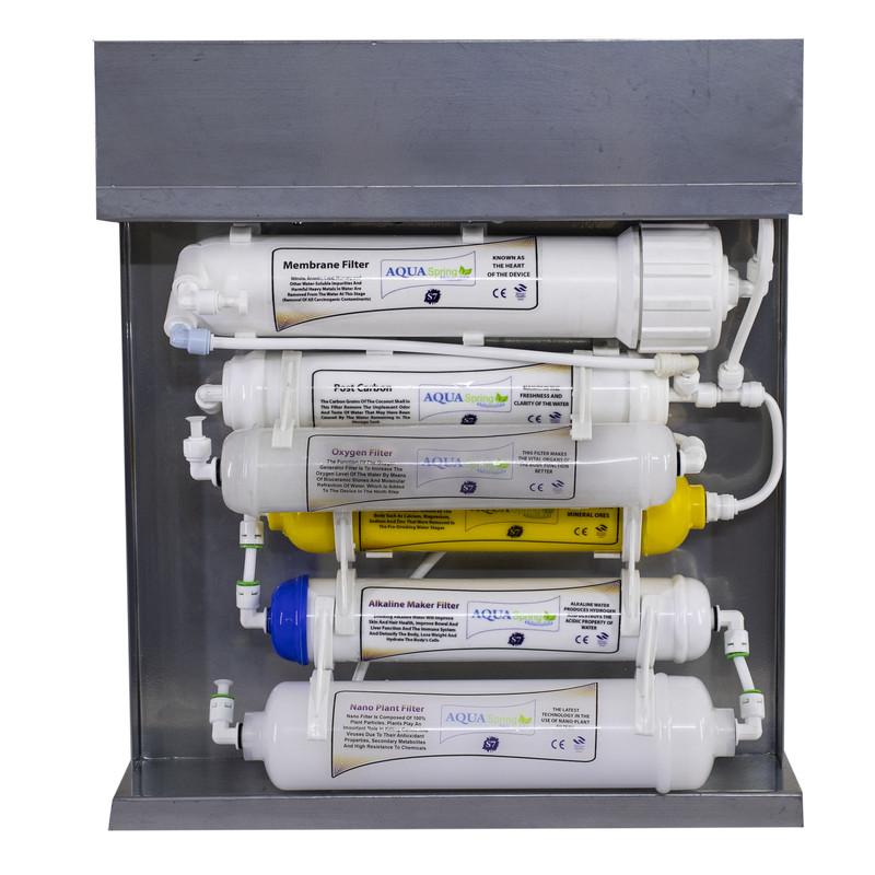 دستگاه تصفیه کننده آب آکوآ اسپرینگ مدل RO-S7-KZ 7200 به همراه فیلتر مجموعه 4 عددی دستگاه تصفیه کننده آب آکوآ اسپرینگ مدل RO-S7-KZ 7200 به همراه فیلتر مجموعه 4 عددی