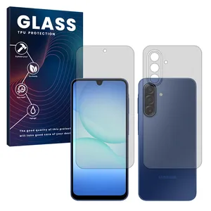 Glass Resistant model transparent screen protector suitable for Samsung Galaxy A17 Mobile phone along with the back protector