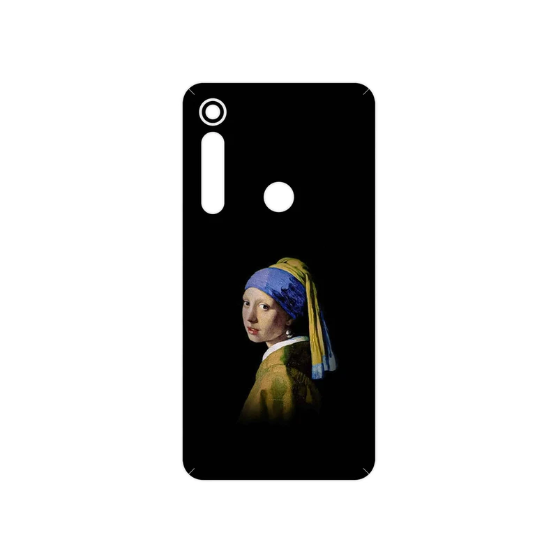 برچسب پوششی ماهوت مدل Girl with a Pearl Earring of Vermeer مناسب برای گوشی موبایل موتورولا One Macro