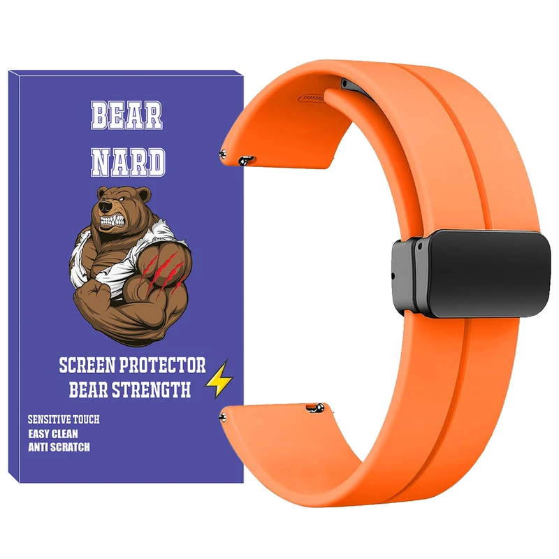 بند برنارد مدل SIC MAG BR TW مناسب برای ساعت هوشمند ایمیلب W01 / W02 / W12 / W13 / KW12 / KW66