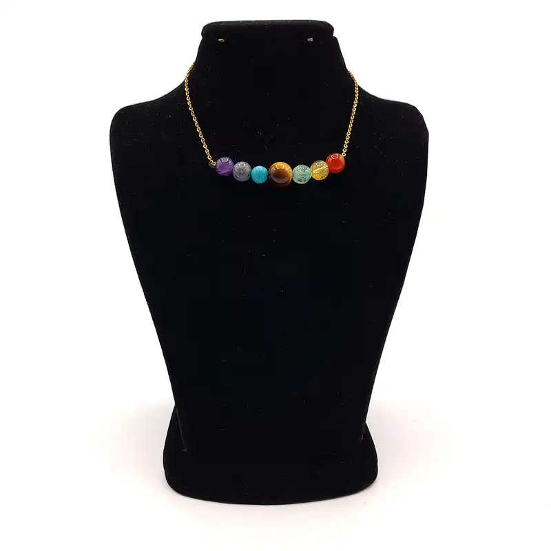 گردنبند ناماسته مدل هفت چاکرا کد 51