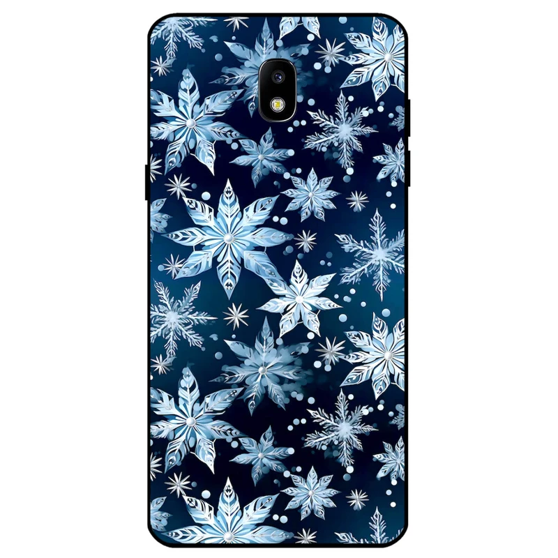 کاور مگافون طرح برف مدل 2824 مناسب برای گوشی موبایل سامسونگ Galaxy J7 Pro / J730