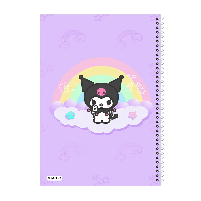 دفتر مشق 50 برگ آلبالو طرح کورومی فانتزی کد 2256