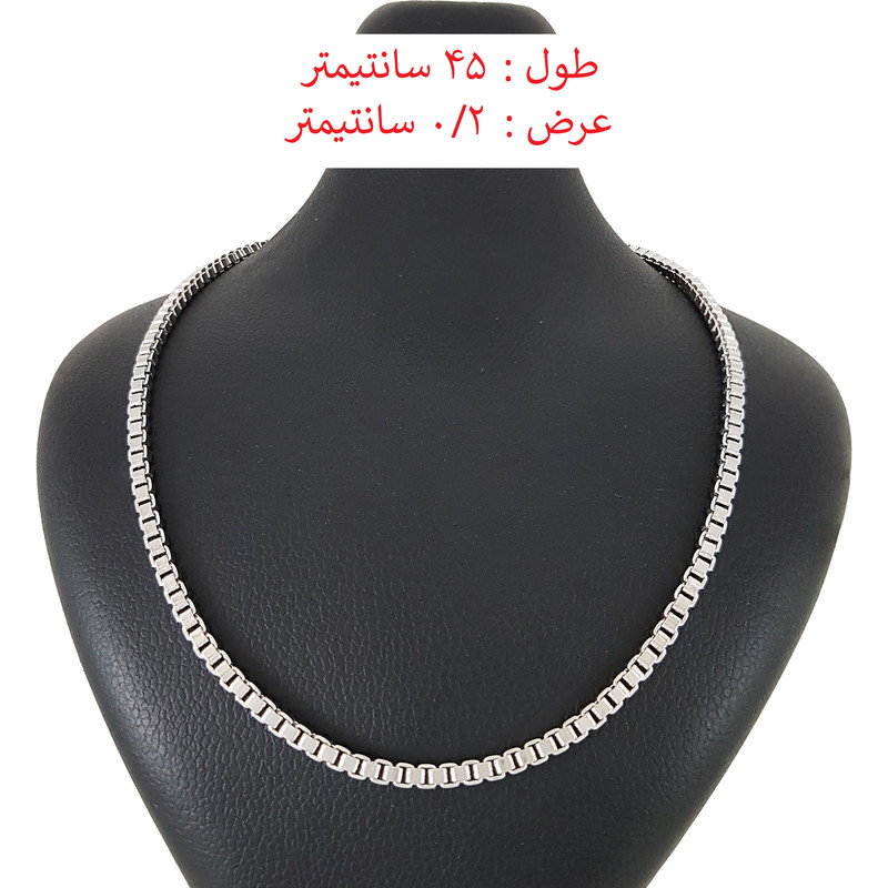 زنجیر زنانه ژوپینگ مدل ونیزی کد 45cm