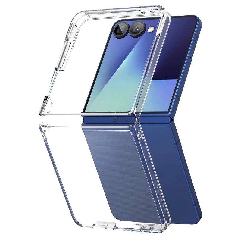 کاور مدل Clear مناسب برای گوشی موبایل سامسونگ Galaxy Z Flip 7 