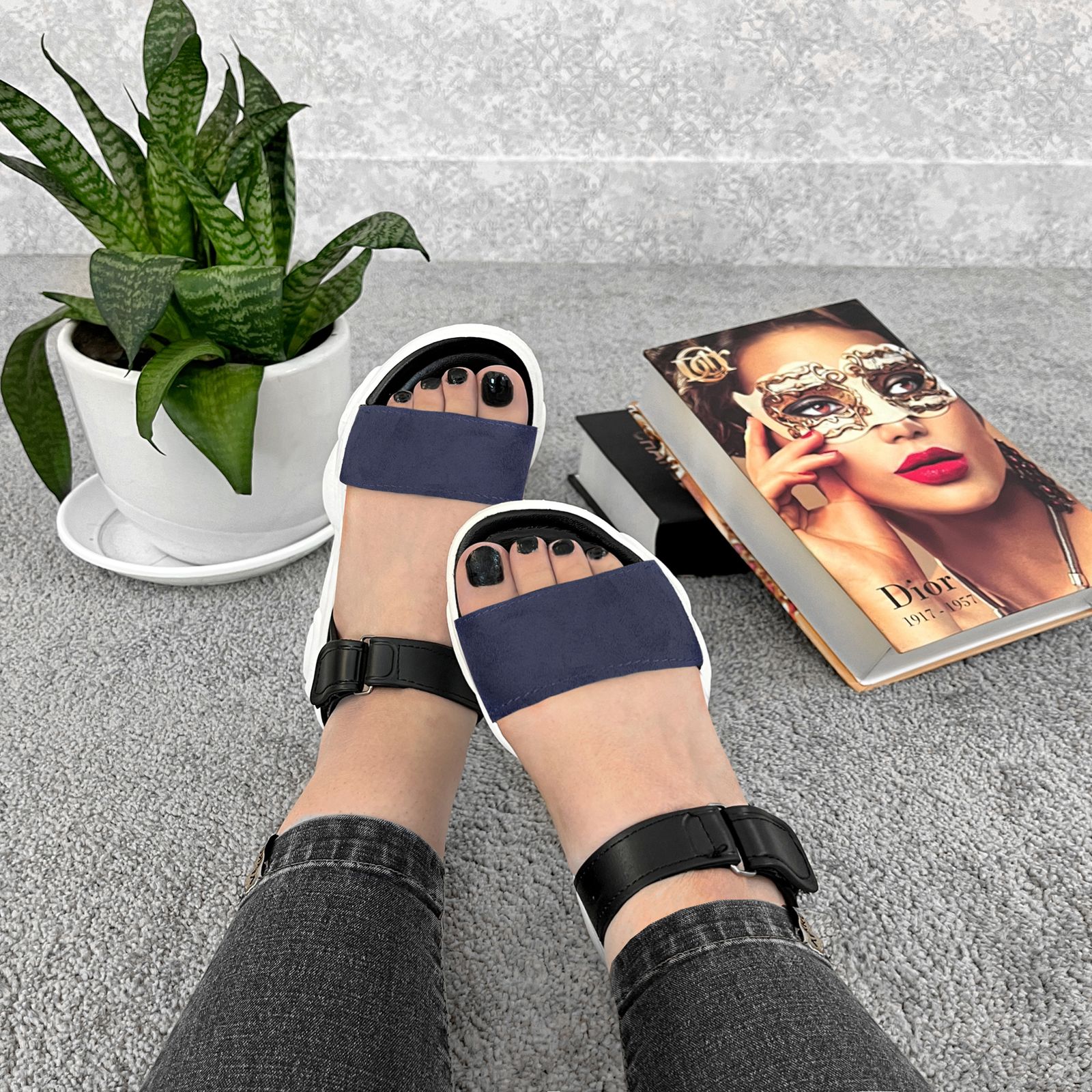 صندل زنانه پاپا مدل ملودی سوئیت کد 1436-BK -  - 16