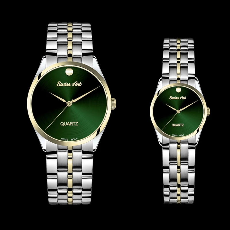 ست ساعت مچی عقربه‌ای کوارتز زنانه و مردانه سوئیس آرت مدل MR920WATCH167G.L